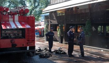 В Аркадии сгорел ресторан Fanconi