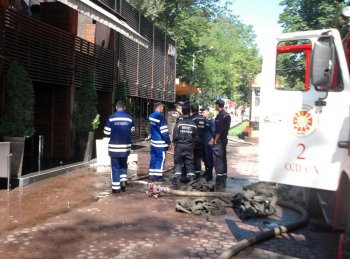 В Аркадии сгорел ресторан Fanconi
