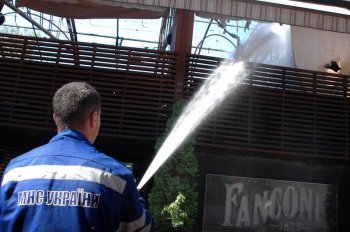 В Аркадии сгорел ресторан Fanconi