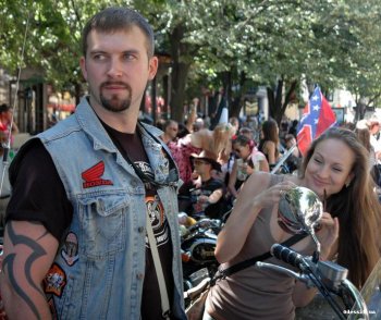 Традиционный мото-парад байкеров прошел по улицам Одессы