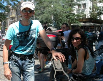 Традиционный мото-парад байкеров прошел по улицам Одессы
