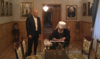 Митрополит Агафангел благословил проект памятника Александру Суворову