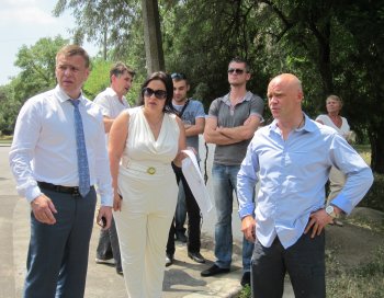 В гидропарке «Лузановка» сделают парадный вход