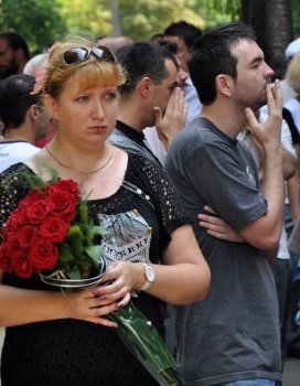 Одесса прощалась с Владимиром Супруном, который погиб в ДТП