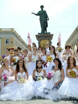 Парад невест состоялся в Одессе