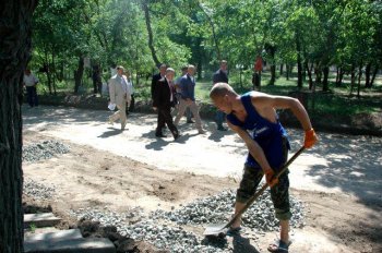 Реконструкция гидропарка Лузановка идет полным ходом