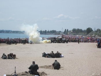 Военная реконструкция: взятие рейхстага