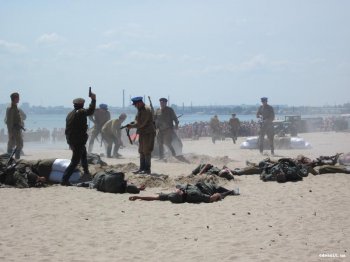 Военная реконструкция: взятие рейхстага