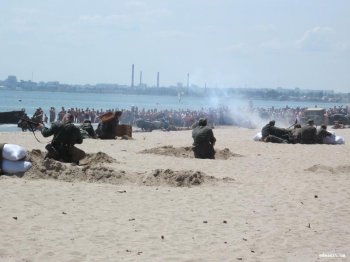 Военная реконструкция: взятие рейхстага