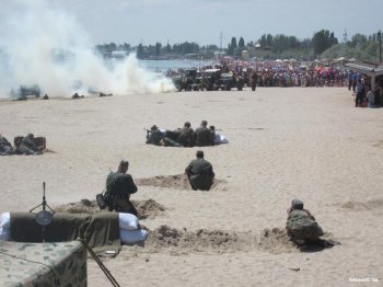 Военная реконструкция: взятие рейхстага
