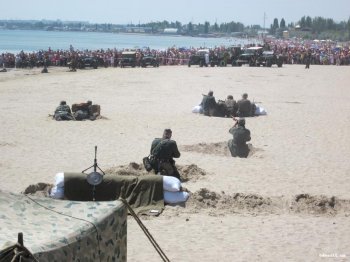 Военная реконструкция: взятие рейхстага