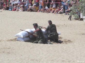 Военная реконструкция: взятие рейхстага