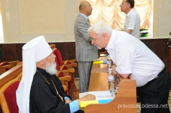 В обсуждении «языкового закона» принимал участие и митрополит