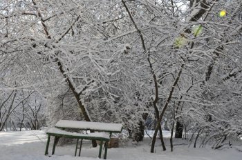 Опять в Одессе снежно