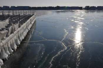 Одесское побережье во льду