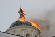 Пожар в Болградском соборе ликвидирован