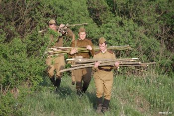 Реконструкция боя: Воевать за немцев решили сами