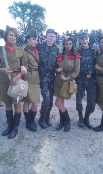 Военная реконструкция в Чабанке едва не закончилась пожаром (фото, видео)