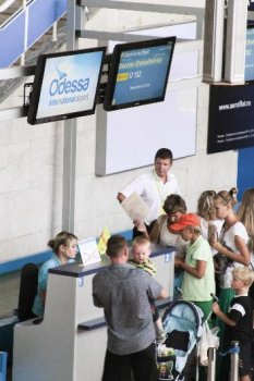Одесский аэропорт обзавелся новой информационной  системой