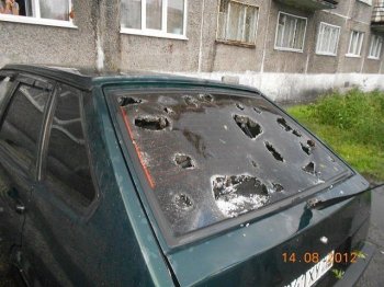 Природные катаклизмы: огненный  мост, град величиной в пол-ладони...