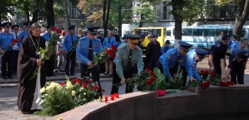 В Одессе почтили память милиционеров, отдавших жизнь при исполнении служебных обязанностей
