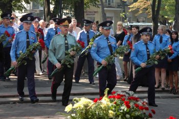 В Одессе почтили память милиционеров, отдавших жизнь при исполнении служебных обязанностей