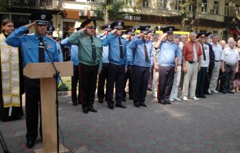 В Одессе почтили память милиционеров, отдавших жизнь при исполнении служебных обязанностей