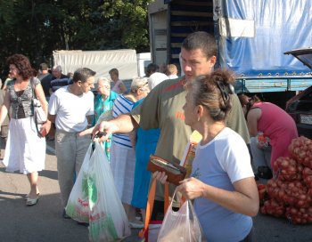 В Одессе открылась большая осенняя продуктовая ярмарка
