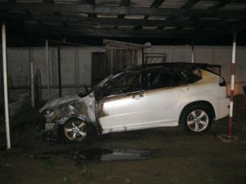 В регионе появился автомобильный маньяк-поджигатель?