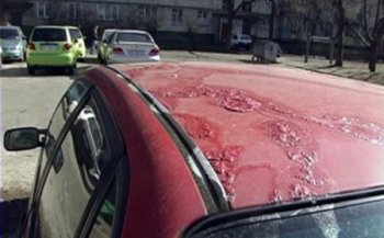 В Одессе после надписей на заборах  «Я ненавижу автомобили» в ход пошла кислота?