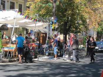 В Одессе снова снимают кино. Наверно о хамстве…