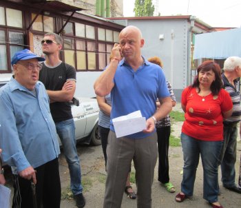 Лидер городских регионалов встретился c пересыпчанами