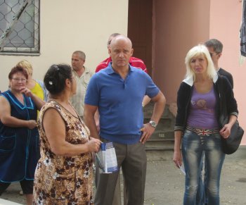 Лидер городских регионалов встретился c пересыпчанами