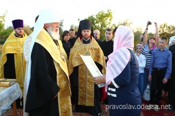 В Измаиле начато строительство храма в честь пророка Илии (фото)