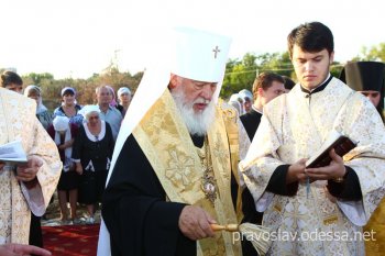 В Измаиле начато строительство храма в честь пророка Илии (фото)