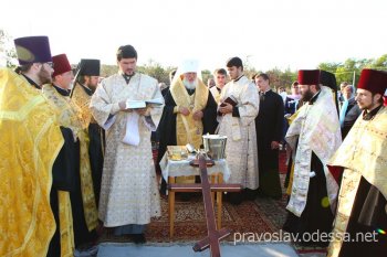 В Измаиле начато строительство храма в честь пророка Илии (фото)