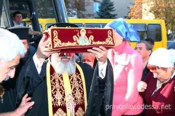 В Одессу с острова Корфу прибыли святые мощи святителя Спиридона Тримифунтского