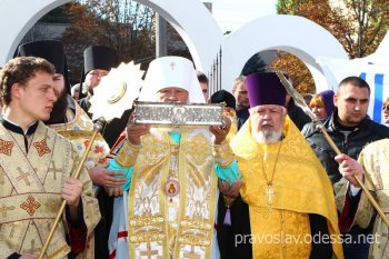 В Одессу с острова Корфу прибыли святые мощи святителя Спиридона Тримифунтского