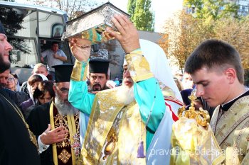 В Одессу с острова Корфу прибыли святые мощи святителя Спиридона Тримифунтского
