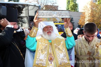 В Одессу с острова Корфу прибыли святые мощи святителя Спиридона Тримифунтского