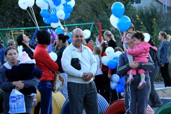 Открытие дороги и детской площадки на ул. Хавкина