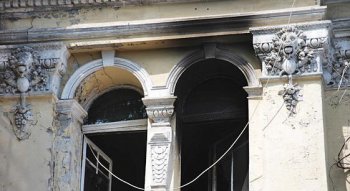 В Одессе горит очередной памятник архитектуры - дом Либмана