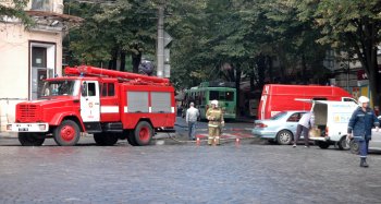 Сегодня в Одессе за утро дважды горел дом Руссова