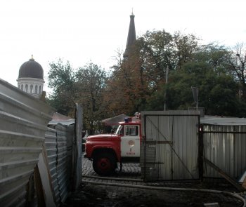Сегодня в Одессе за утро дважды горел дом Руссова
