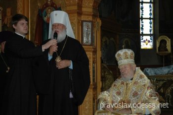 Сегодня в Одессе с первосвятительским визитом находится Блаженнейший митрополит Владимир