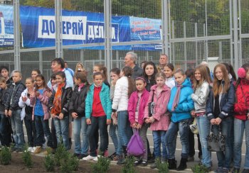 Спортсмены одобрили новый спорткомплекс в Суворовском районе