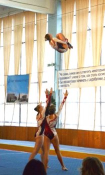 Юные акробатки из Одессы стали чемпионками Украины