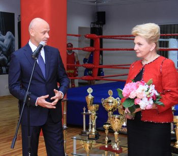 Вице-премьер-министр Раиса Богатырева посетила Украинскую федерацию тайского бокса