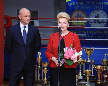 Вице-премьер-министр Раиса Богатырева посетила Украинскую федерацию тайского бокса