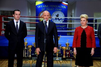 Вице-премьер-министр Раиса Богатырева посетила Украинскую федерацию тайского бокса